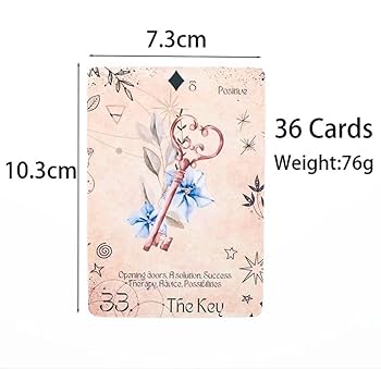 ✨入手困難！希少デッキ✨中国直輸入！モダンで上品なタッチのルノルマンカード Chinese Lenormand card deck (チャイニーズ・ルノルマン カード